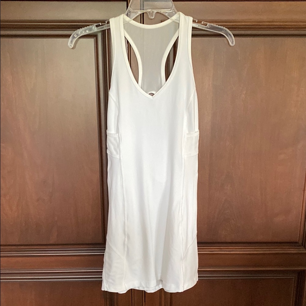 White Sleeveless Dress